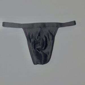 Charlie Swim Thong Gold Label - Black / Black